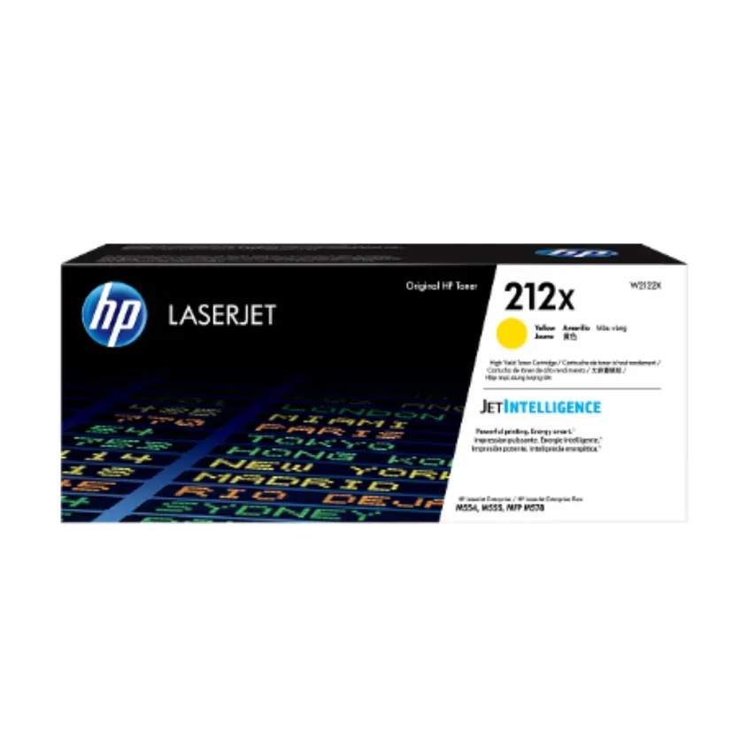 HP 212X HY YELLOW Toner Cartridge W2122X 1-0417677