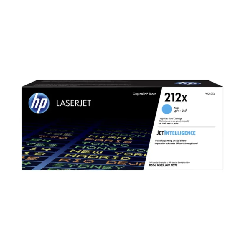 HP 212X HY CYAN Toner Cartridge W2121X 1-0417676
