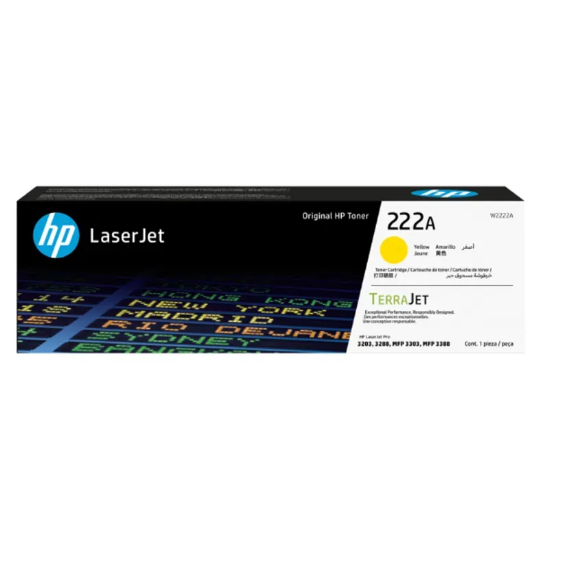 W2222A HP 222A Yel LJ Toner Cartridge 1-0417349