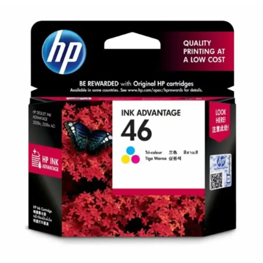 CZ638AL HP 46 Tri-color Ink Cartridge 1-0416080
