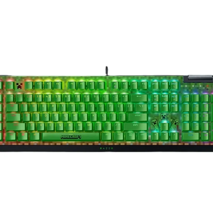 Teclado Razer BlackWidow V4 X Mechanical RGB (Green Switch) Minecraft Edition 1-0417432