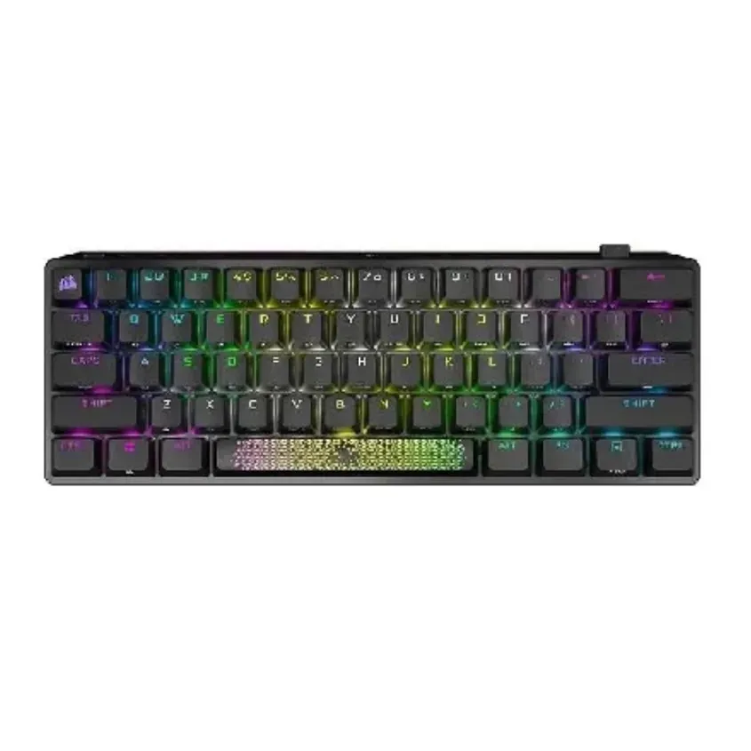 Teclado Corsair K70 PRO Mini Wireless RGB 60 Mecanico Cherry MX Black PBT 1-0416458