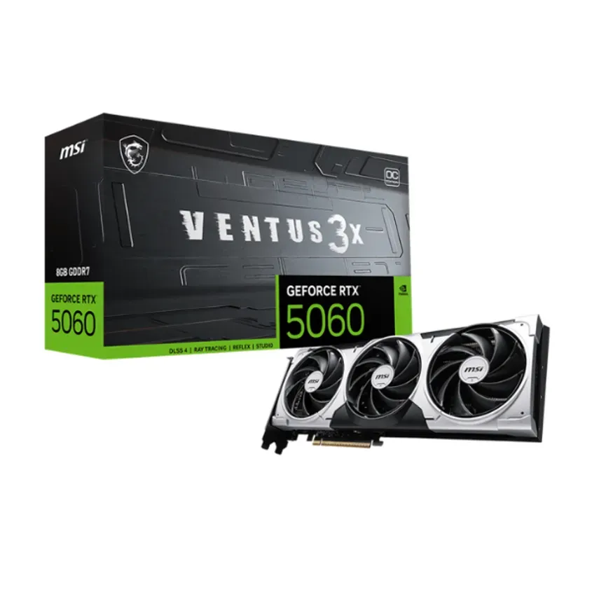 VGA MSI GeForce RTX 5060 8G VENTUS 3X OC 1-0417356