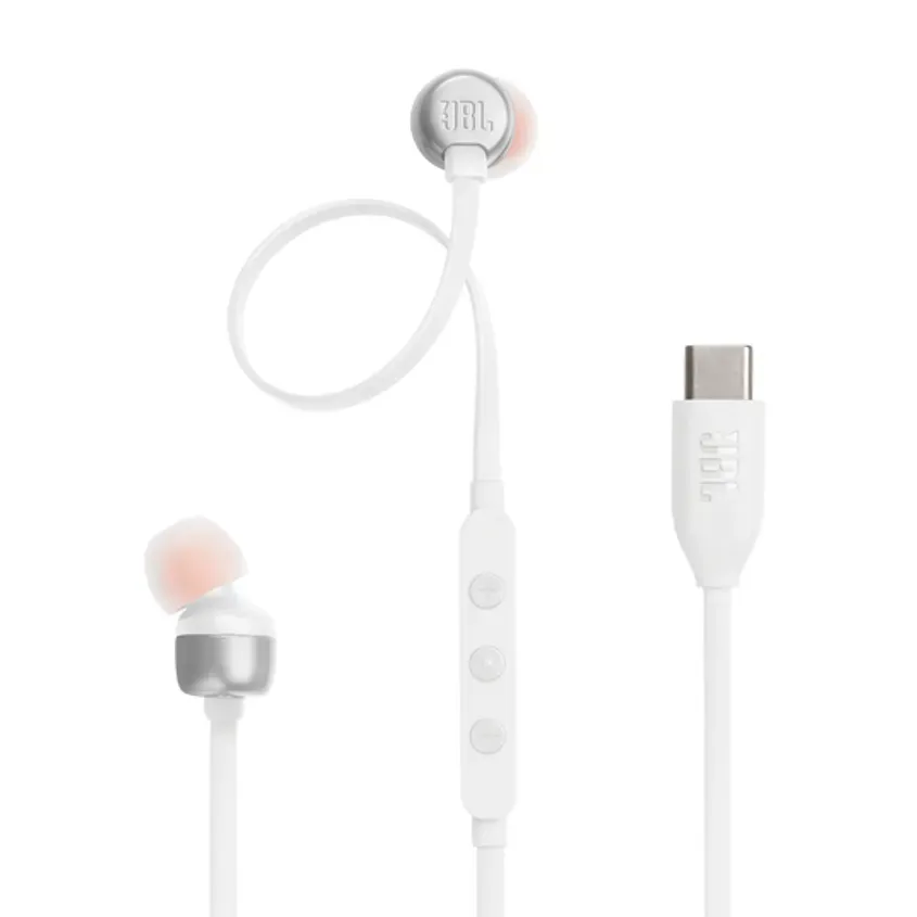 AURICULAR JBL T310C CABLEADO USB C BLANCO 1-0416431