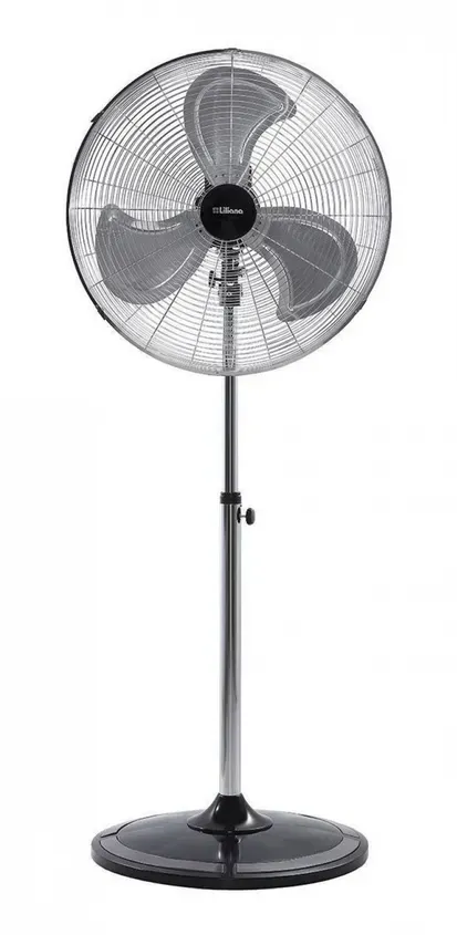 LILIANA VENTILADOR PIE 22 PARR MET CROM-BARRAL CROM 3ASPAS T-DOBLE ROD VPC22 4-117427