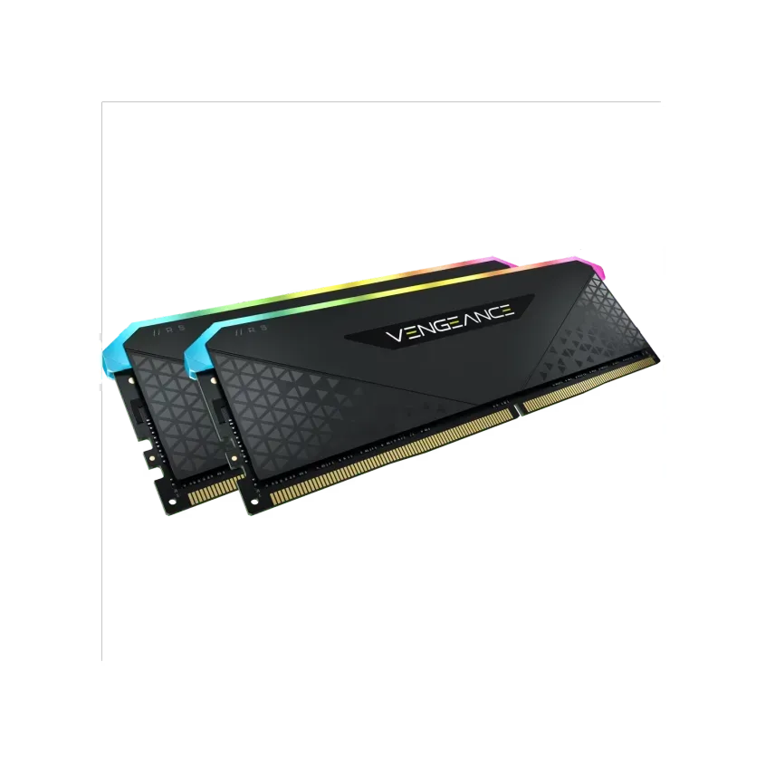 Memoria Ram UDIMM CORSAIR VENGEANCE 32GB DDR4 3200Mhz C16 1.35V (2x16GB) - Black RGB 5-19891