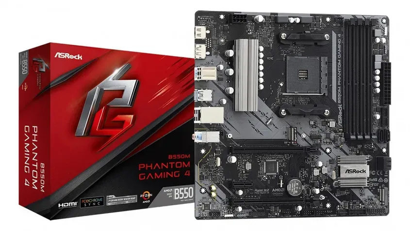 MOTHER ASROCK (AM4) B550M PHANTOM GAMING 4 4-118814