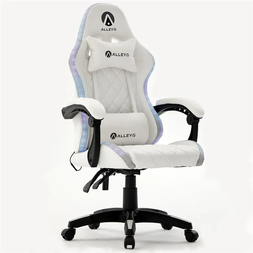 Silla Gamer Alley-G Engel RGB Blanca 7-3789