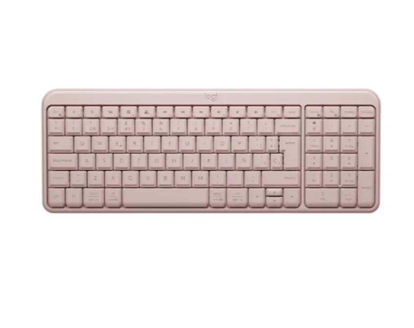 Teclado Logitech Bluetooth K250 Pebble Rose 920-013447 1-0417724