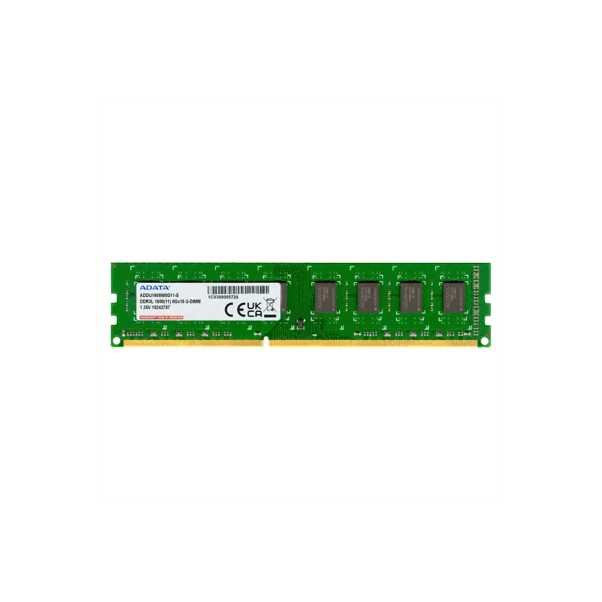 Memoria Ram UDIMM ADATA 8GB DDR3L 1600MHz CL11 1.35V 5-20076