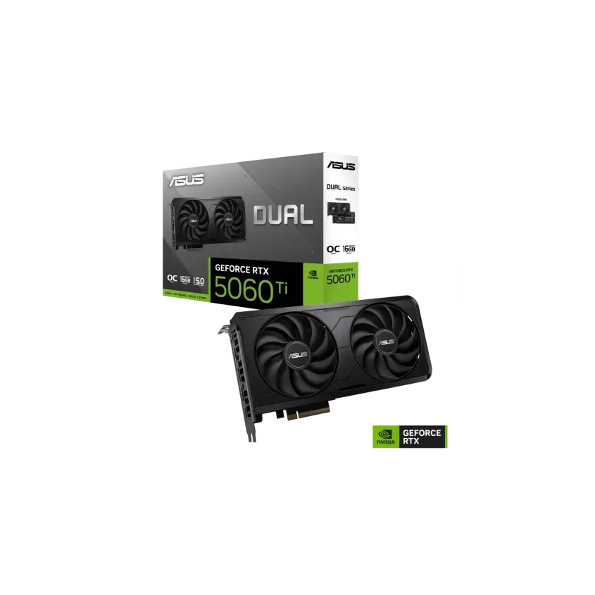 Placa de Video ASUS NVIDIA GeForce DUAL RTX5060TI 5-20428