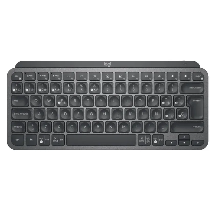 Teclado Logitech Wireless MX Keys Mini Black Retroilum 920-010476 1-0414103