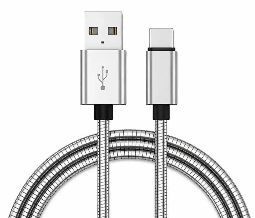 Cable Metalico USB A USB Tipo C Metalico Intco 09-083C