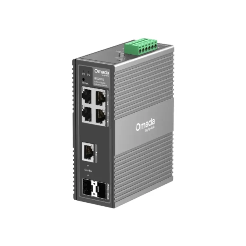 IES206G - Switch Industrial Riel Din 6Port Easy Managed Omada 1-0418852